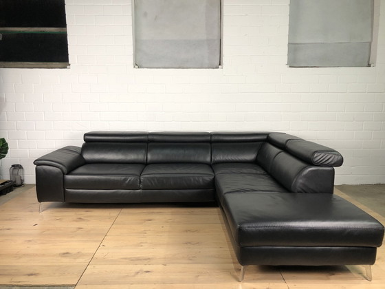 Image 1 of Leather sofa bed 3C group leather couch leather corner sofa sofa couch corner sofa