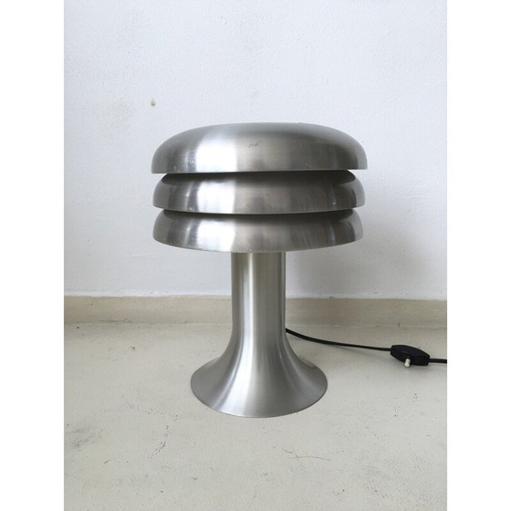 Image 1 of Brushed aluminum desk lamp, Hans A. JAKOBSSON - 1960s