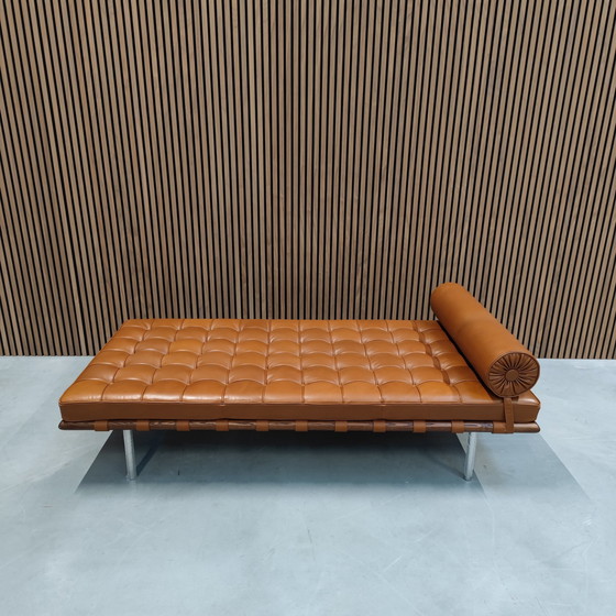 Image 1 of Knoll Barcelona Daybed - Cognac