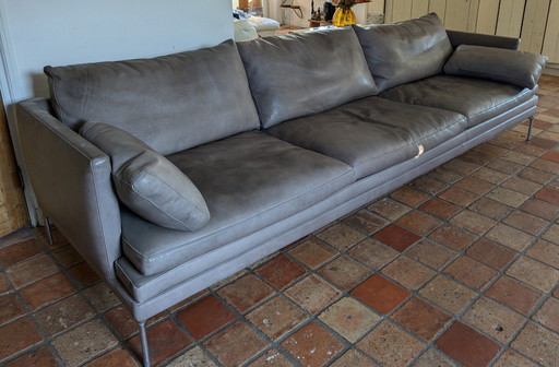 Zanotta William Leather Sofa