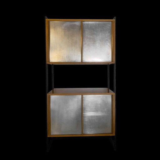 Georges Frydman aluminium chest of drawers for Efa 1958