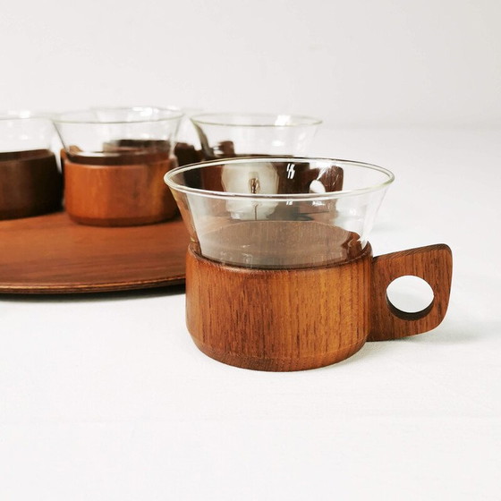 Image 1 of Vintage tea and coffee set by Schott and Gen Mainz Jena Glas, Germany 1970s