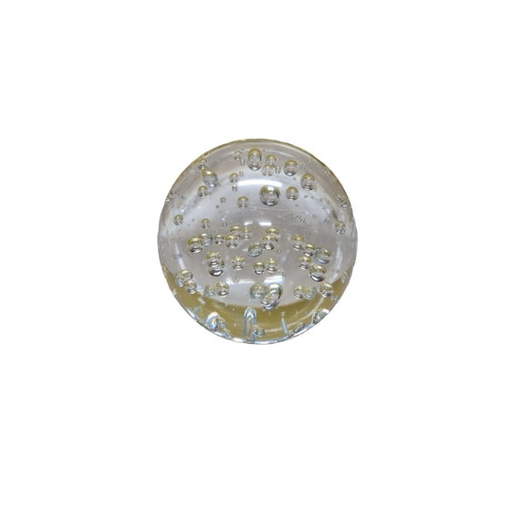 Image 1 of Vintage Glass Globe Paperweight, Late 20th Century