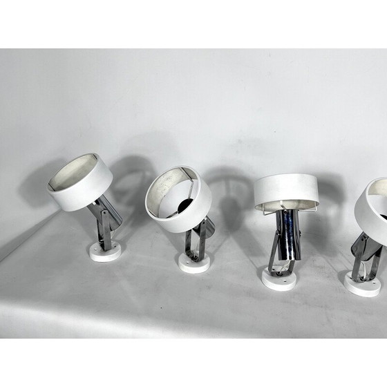 Image 1 of Set of 5 vintage orientable wall lamps by Stilnovo Milano, Italy 1950s