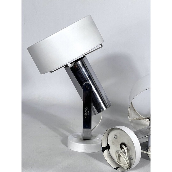 Image 1 of Set of 5 vintage orientable wall lamps by Stilnovo Milano, Italy 1950s