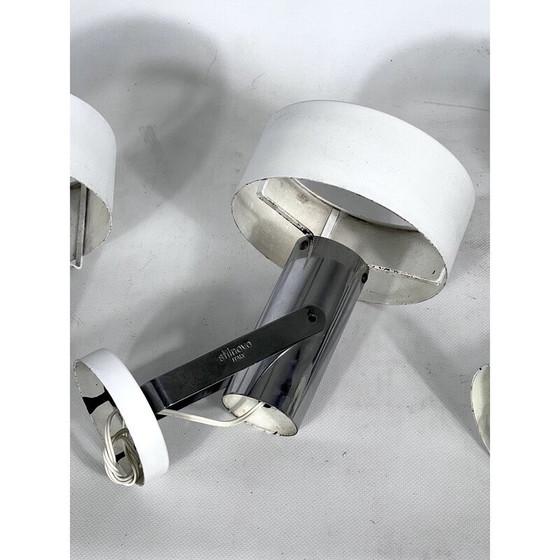 Image 1 of Set of 5 vintage orientable wall lamps by Stilnovo Milano, Italy 1950s