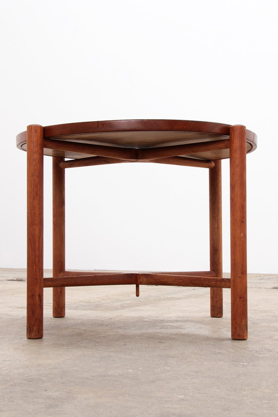Image 1 of Vintage Hans J. Wegner AT35 Bijzettafel in teak Andreas Tuck,1945 Denemarken.