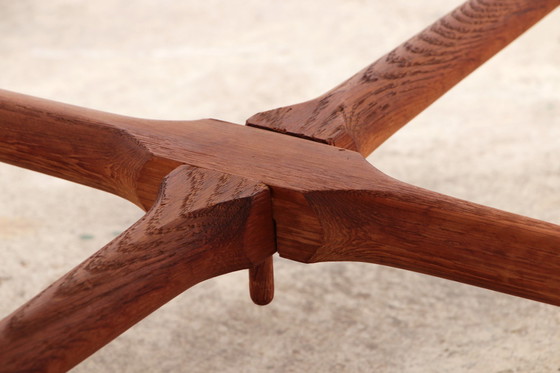 Image 1 of Vintage Hans J. Wegner AT35 Bijzettafel in teak Andreas Tuck,1945 Denemarken.
