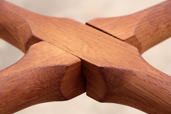 Image 1 of Vintage Hans J. Wegner AT35 Bijzettafel in teak Andreas Tuck,1945 Denemarken.