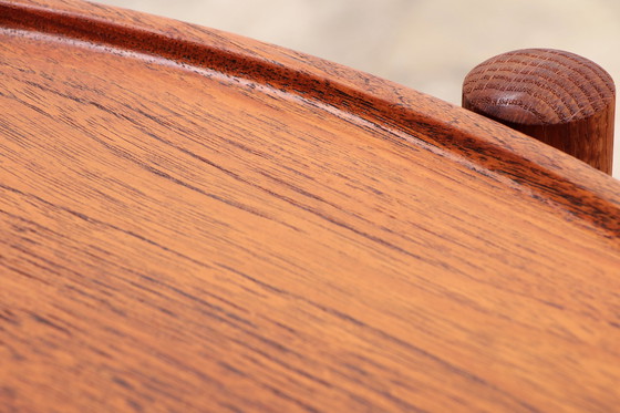 Image 1 of Vintage Hans J. Wegner AT35 Bijzettafel in teak Andreas Tuck,1945 Denemarken.