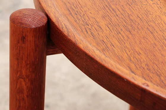 Image 1 of Vintage Hans J. Wegner AT35 Bijzettafel in teak Andreas Tuck,1945 Denemarken.