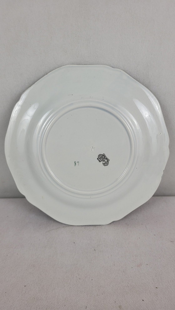 Image 1 of Xixth Century Gien Earthenware Plate