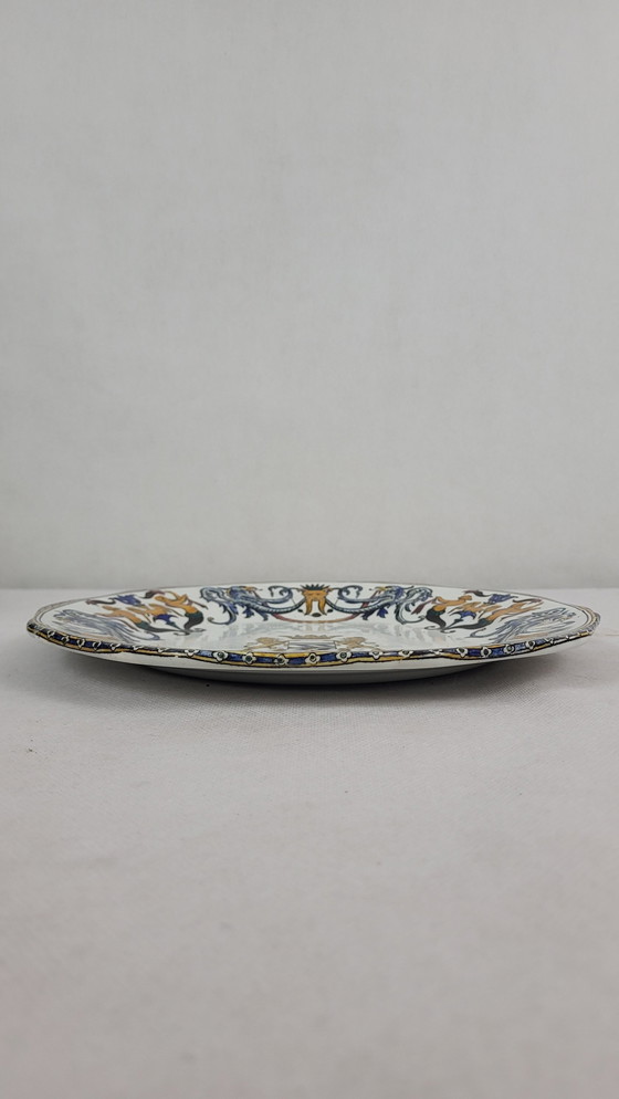 Image 1 of Xixth Century Gien Earthenware Plate