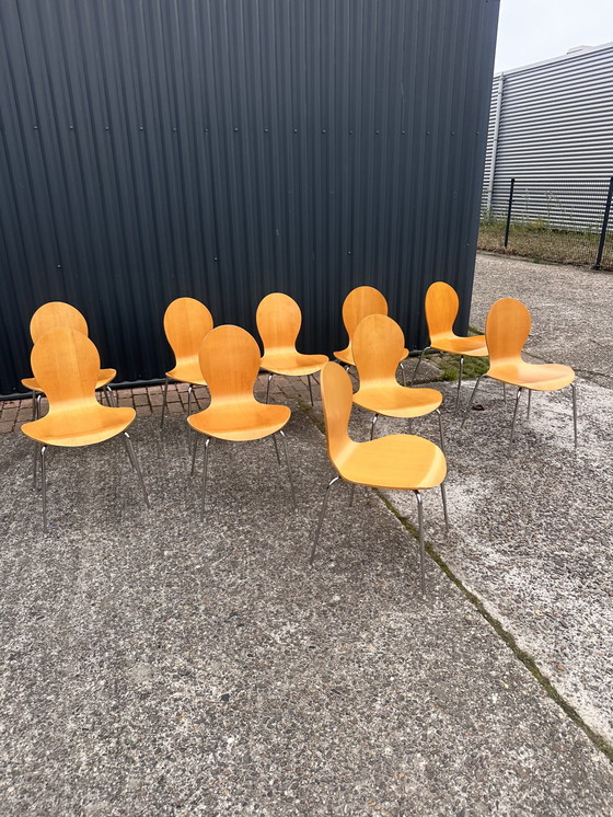 Image 1 of 10x Chaises design vintage