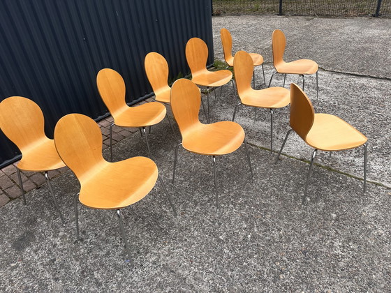 Image 1 of 10x Chaises design vintage