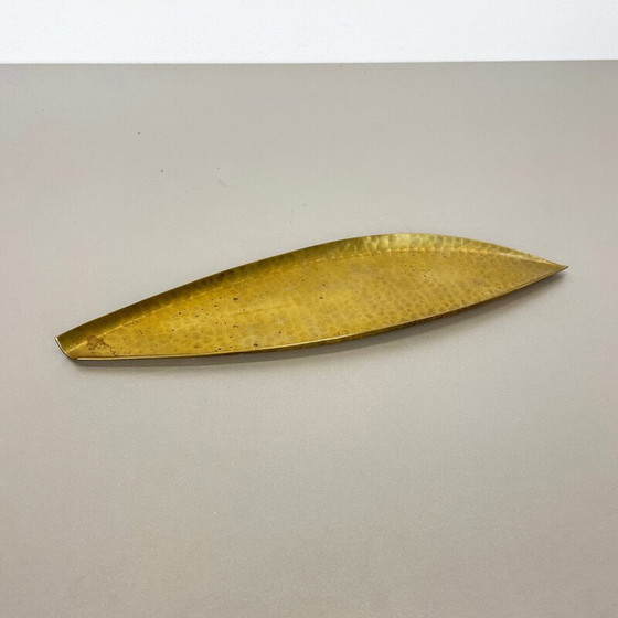 Image 1 of Piatto vintage in metallo e ottone, Germania anni '50