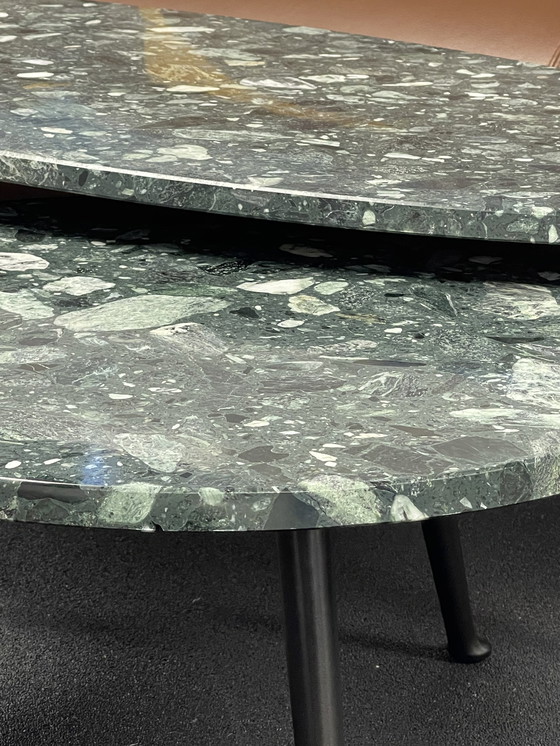 Image 1 of Leolux Pode Tubble Coffee Table Set Marble Composite Showcase