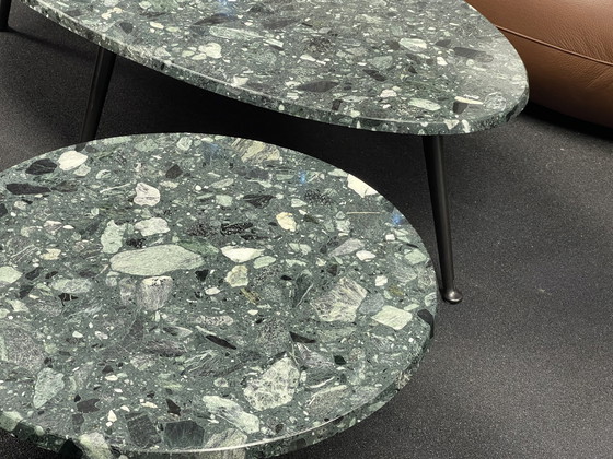 Image 1 of Leolux Pode Tubble Coffee Table Set Marble Composite Showcase