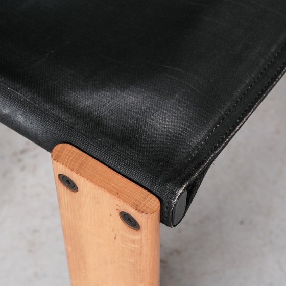 Image 1 of Set of 4 vintage "Monk" chairs by Afra and Tobia Scarpa for Molenti, Italy 1970