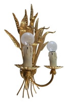 Vintage Hollywood Regency wall light lamp