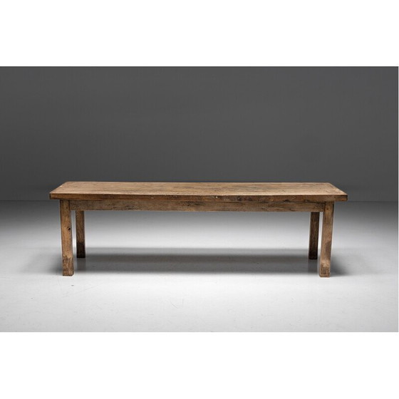 Image 1 of Vintage wooden dining table, France