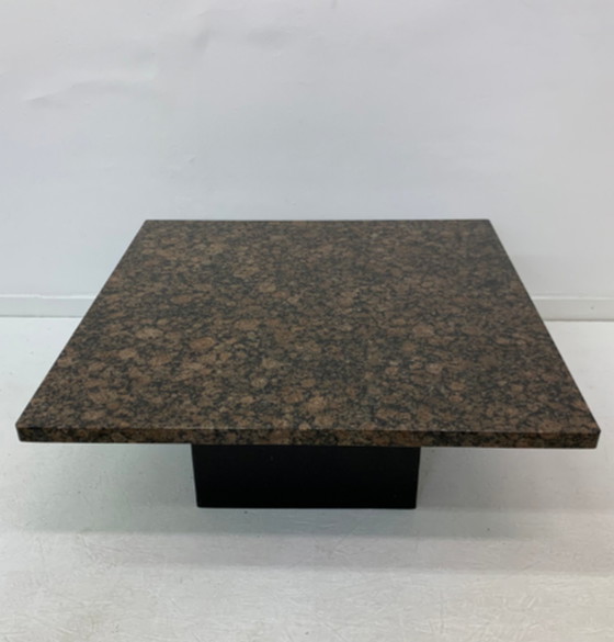 Image 1 of Set of 2 granite coffee / side tables, 1980’s