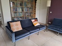 2X Modular Design Sofa 70’S Blue Velvet 