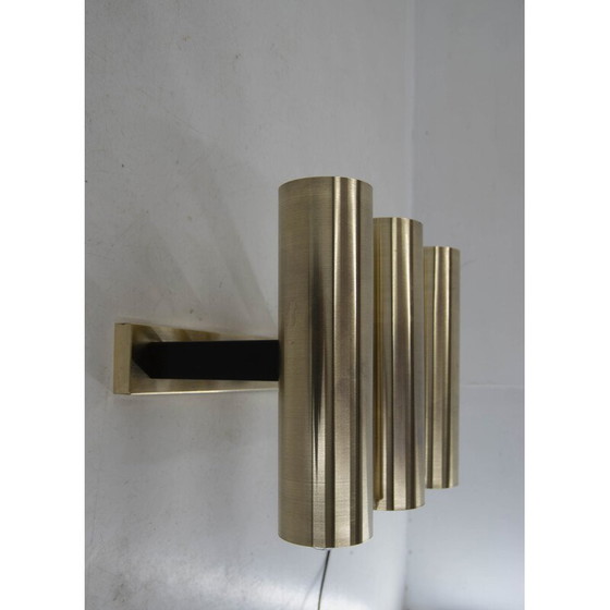 Image 1 of Vintage brass wall lamp, 1970s