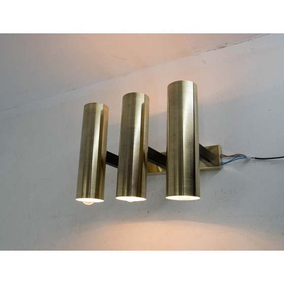 Image 1 of Vintage brass wall lamp, 1970s