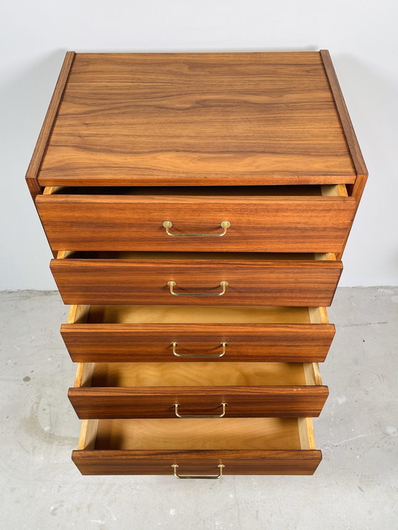 Image 1 of Rola Möbel Drawer Cabinet In Teak Veneer