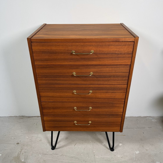 Image 1 of Rola Möbel Drawer Cabinet In Teak Veneer