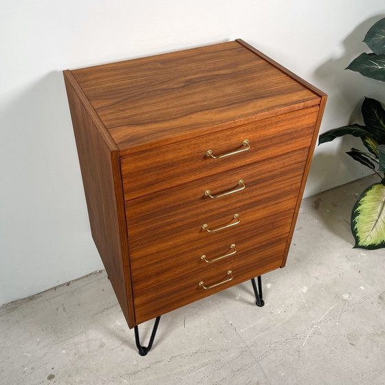 Image 1 of Rola Möbel Drawer Cabinet In Teak Veneer