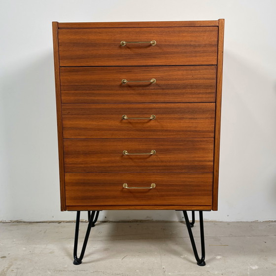 Image 1 of Rola Möbel Drawer Cabinet In Teak Veneer