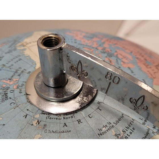 Image 1 of Vintage cardboard globe by Globes Taride, France 1960