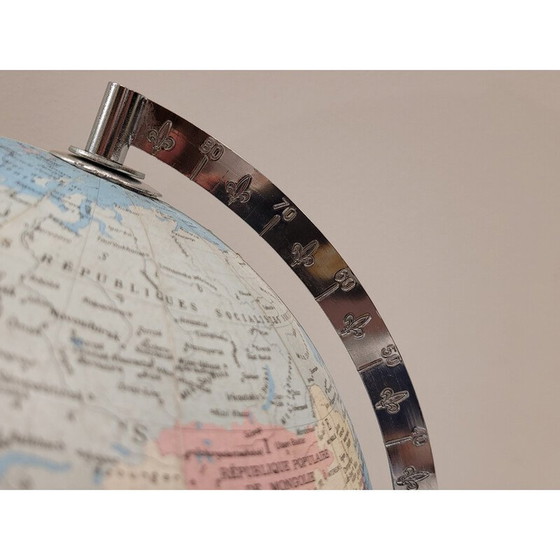 Image 1 of Vintage cardboard globe by Globes Taride, France 1960