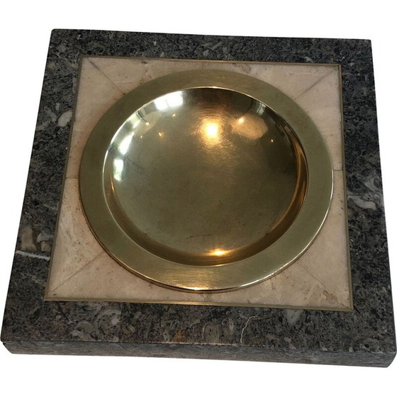 Image 1 of Vintage faux marble desk drawer, 1970s