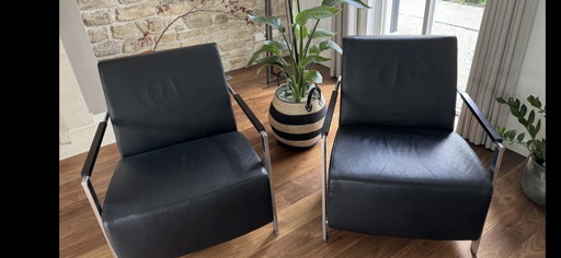 2x Two Harvink Alowa Armchairs