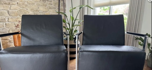 2x Two Harvink Alowa Armchairs