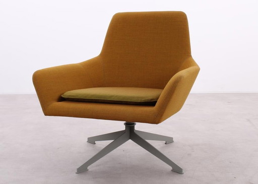 2X Casala Floyd Armchair Brown/Yellow