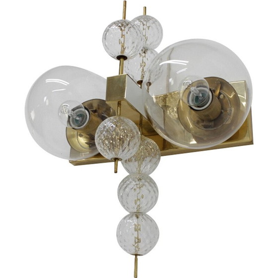 Image 1 of Pair of vintage wall lamp by Kamenický Šenov, Czechoslovakia 1970