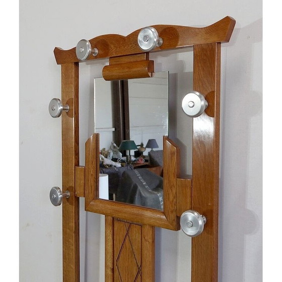 Image 1 of Vintage oak closet, 1940