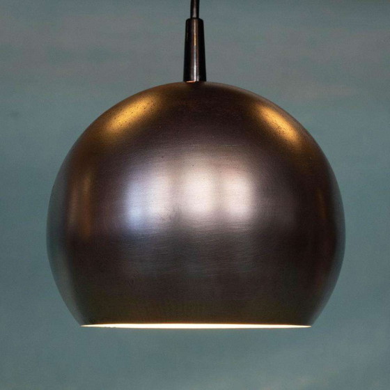 Image 1 of Space age globe lamp 1970s, brutalist eyeball globe lamp