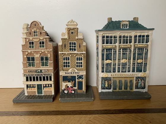 Image 1 of Amsterdam Canal Houses - Miniature