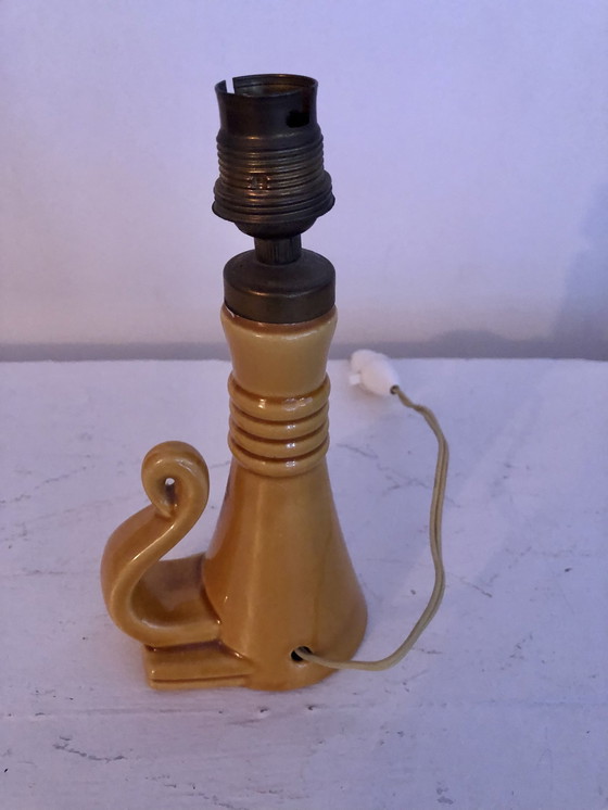 Image 1 of Antique Style Glazed Ceramic Candle Holder 1930s/1940s