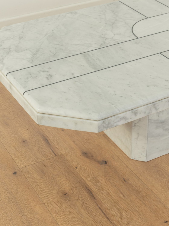 Image 1 of  1980s marble coffee table 