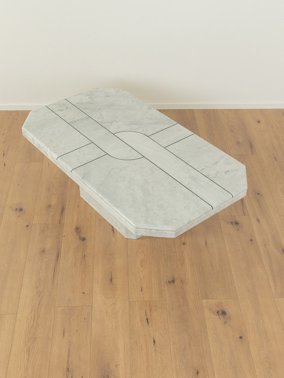 Image 1 of  1980s marble coffee table 