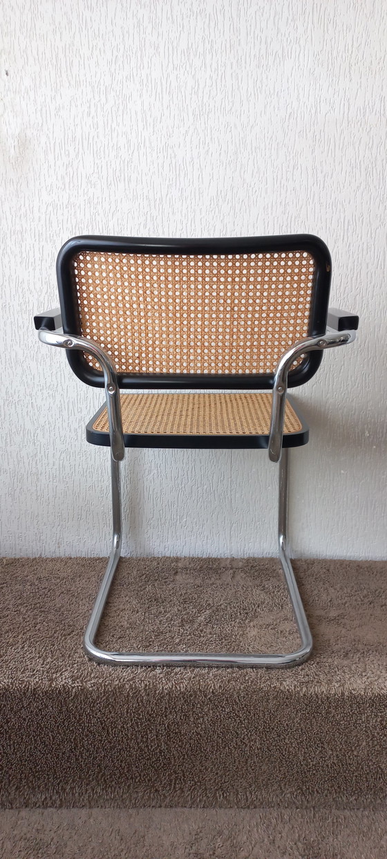 Image 1 of Set of 4 vintage chairs - Marcel Breuer - Tube frame