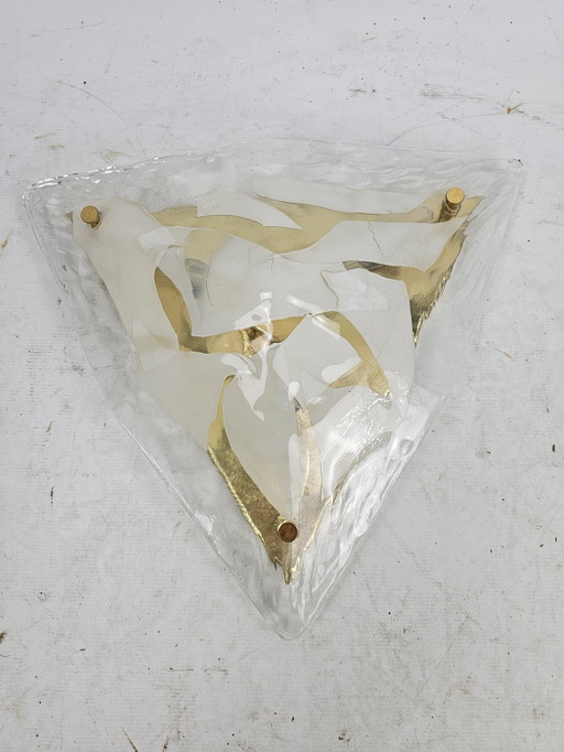 La Murrina Murano glass ceiling or wall lamp triangle