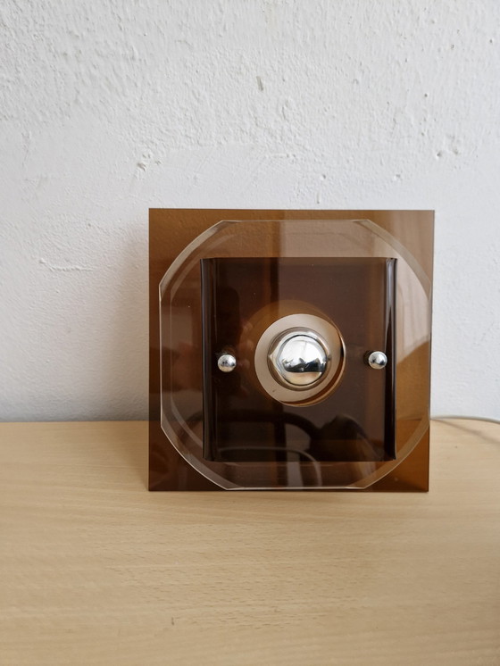 Image 1 of Vintage Wall Lamp Herda Spage Age Design Perspex