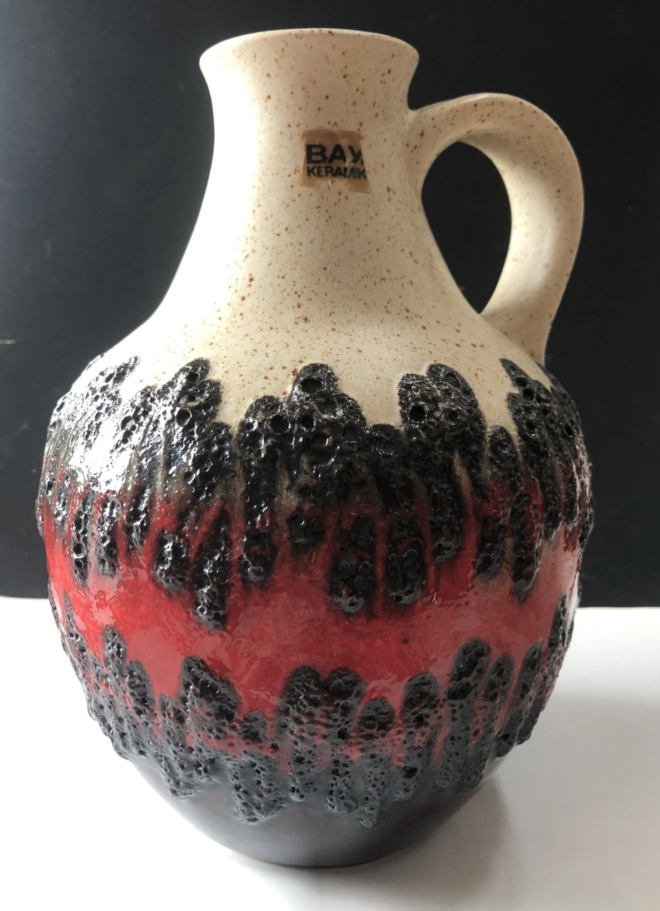 Bay keramik red fat lava pitcher vase | €49 | Whoppah